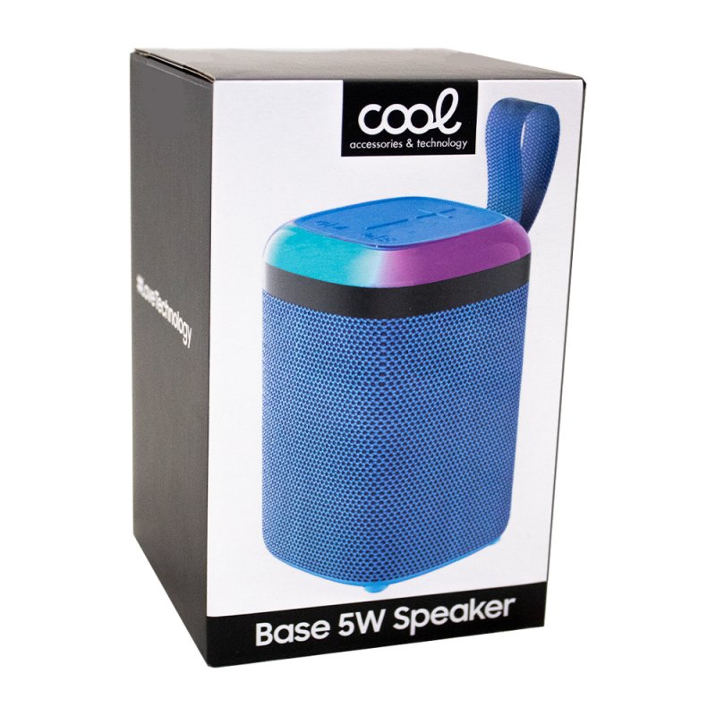 Alto-falante Musica Universal Bluetooth 5W COOL Base TWS Azul