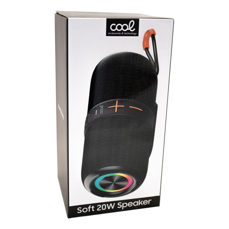 Alto-falante Música Universal Bluetooth Marca COOL Soft (20W) Preto