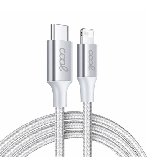 Cabo USB COOL Nylon Universal Tipo C para Lightning (1,2 metros)