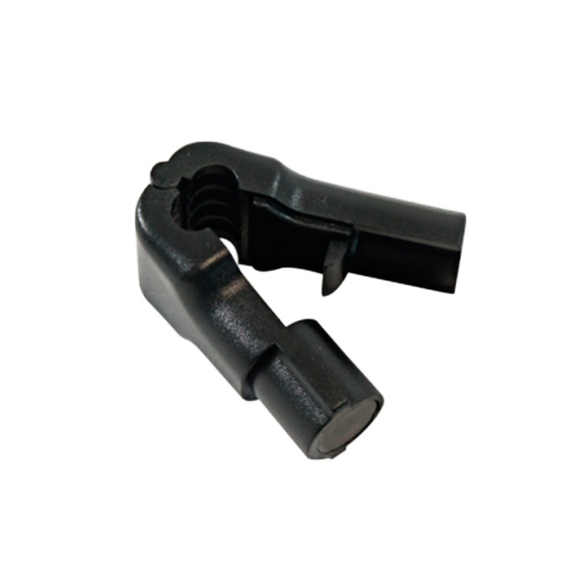 Cadeado anti-roubo de plástico preto (para gancho simple) 8mm