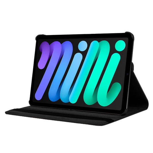 Capa COOL para iPad Mini 6 (2021) / Mini 7 (2024) Couro Sintético Preto
