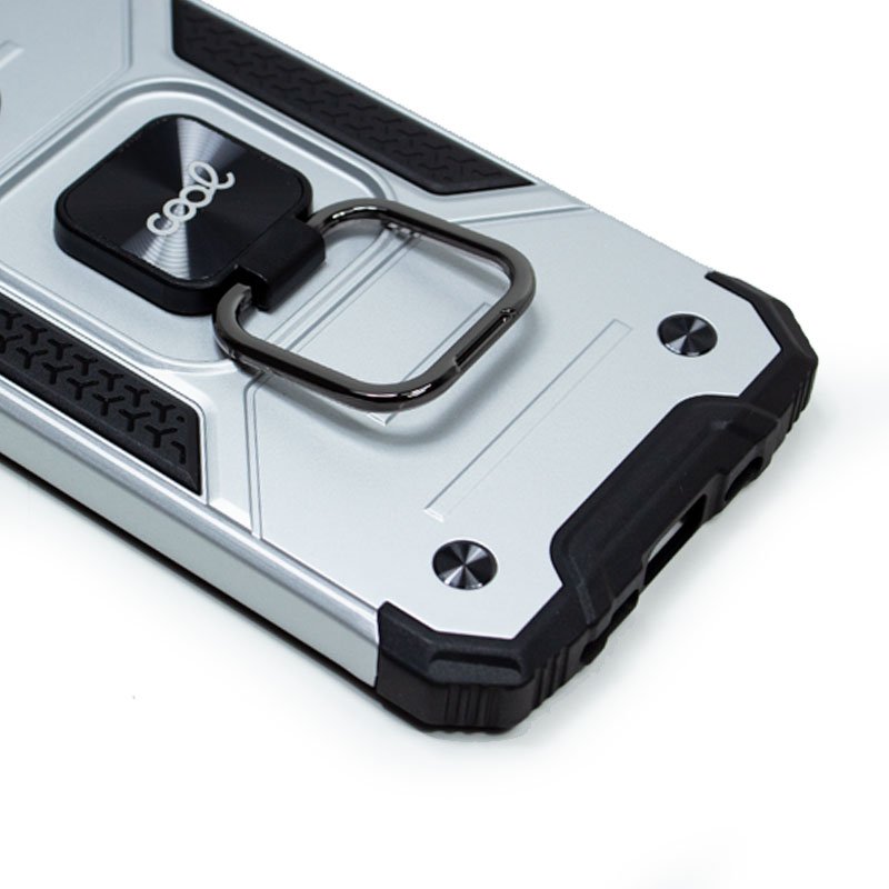 Capa COOL para iPhone 13 Pro Hard Ring Prata