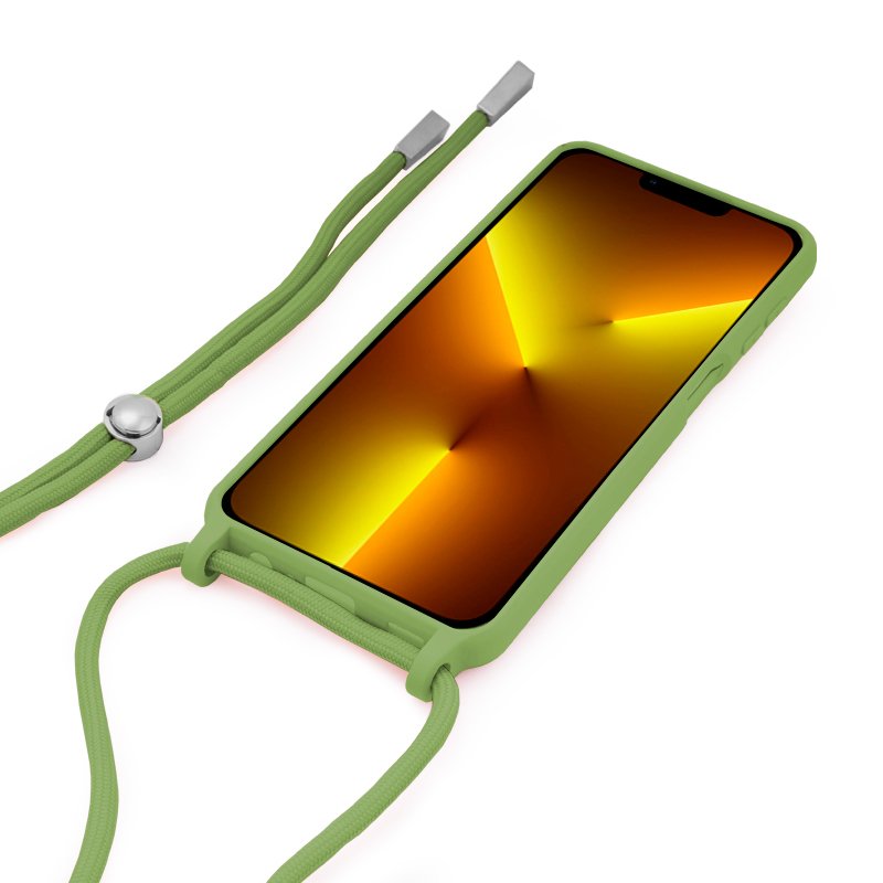 Capa COOL para iPhone 13 Pro Max Cordão Pistache