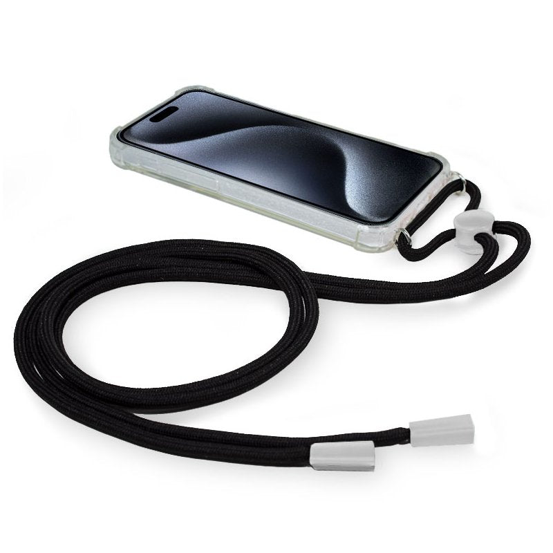 Capa COOL para iPhone 15 Pro Cordão Preto