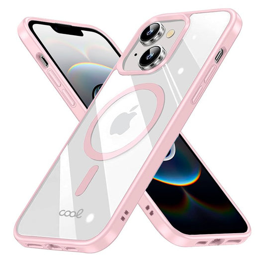 Capa COOL para iPhone 16e Magnética Borde Rosa