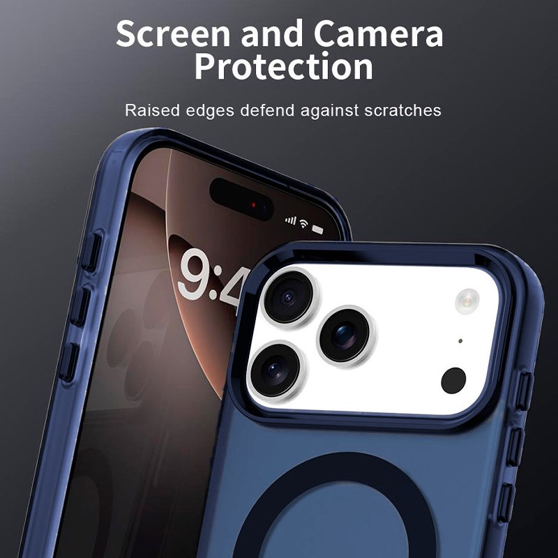Capa COOL para iPhone 17 Magnética Colorful Azul-Marinho