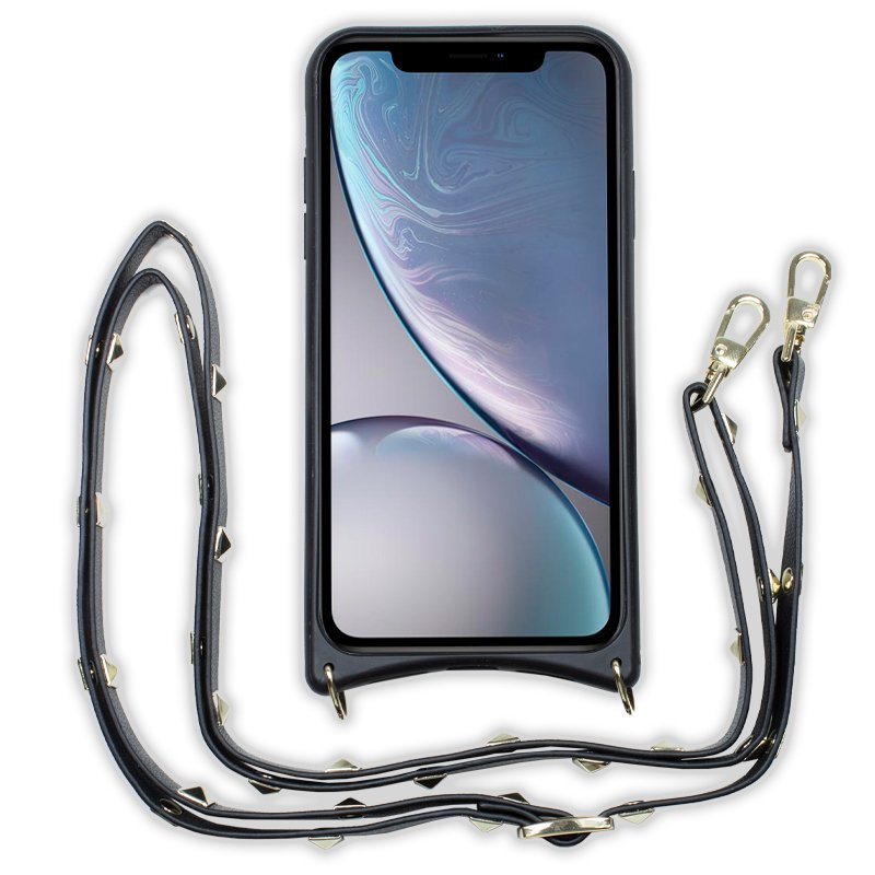 Capa COOL para iPhone XR Correia Pop-Rock Preto