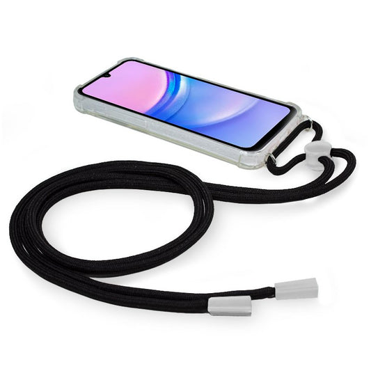 Capa COOL para Samsung A155 Galaxy A15 / A15 5G / M15 5G Cordão Preto