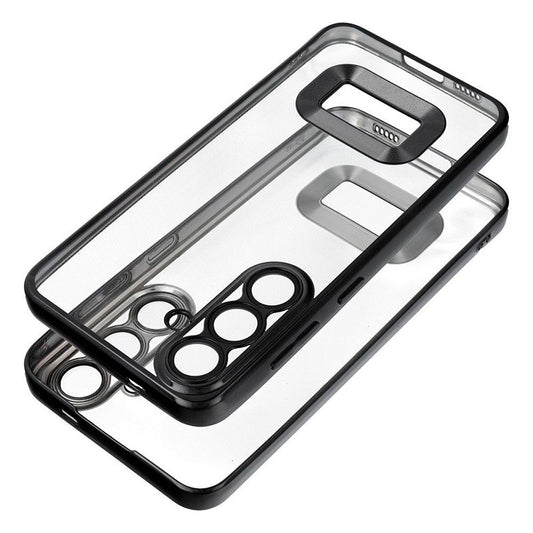 Capa COOL para Samsung A266 Galaxy A26 5G / A17 / A17 5G Borde Metálico (Preto)