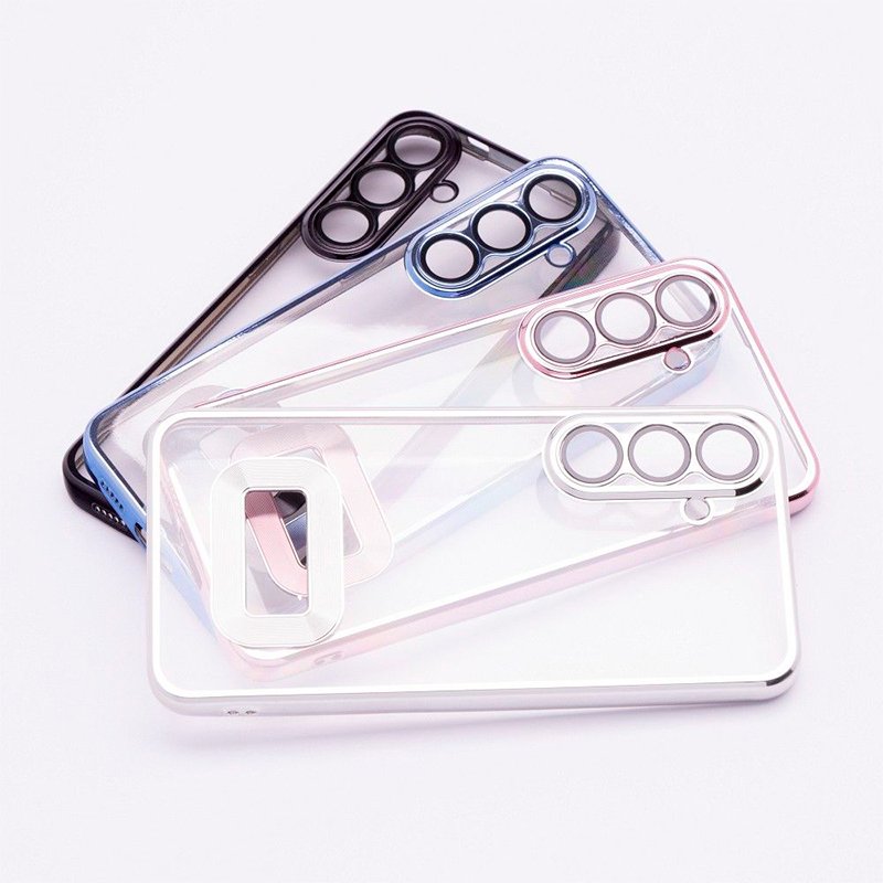 Capa COOL para Samsung A266 Galaxy A26 5G / A17 / A17 5G Borde Metálico (Preto)