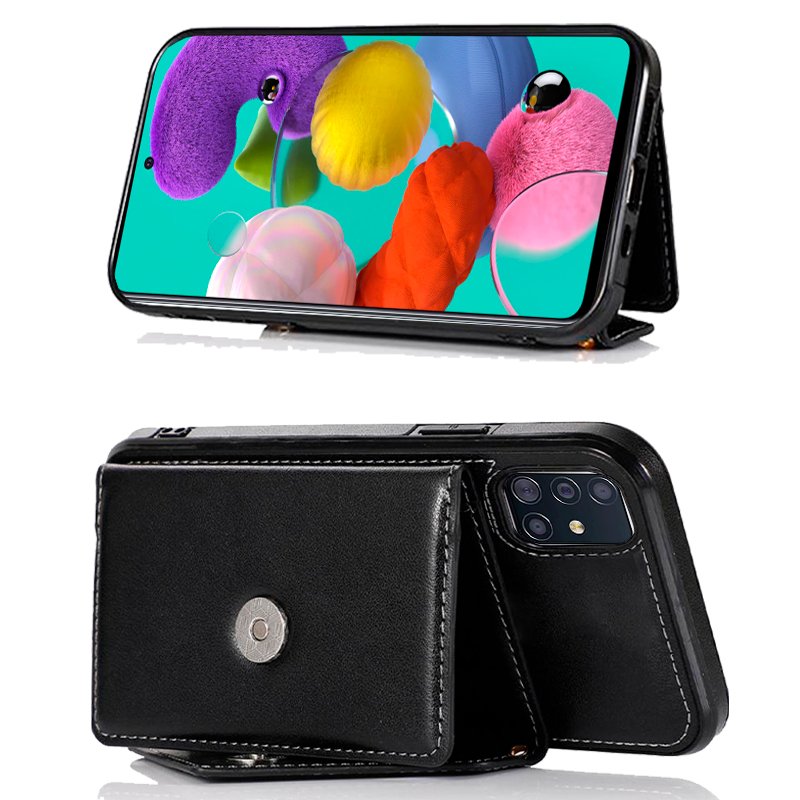 Capa COOL para Samsung A515 Galaxy A51 Carteira Preto