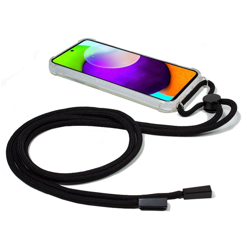 Capa COOL para Samsung A525 Galaxy A52 / A52 5G / A52s 5G Cordão Preto