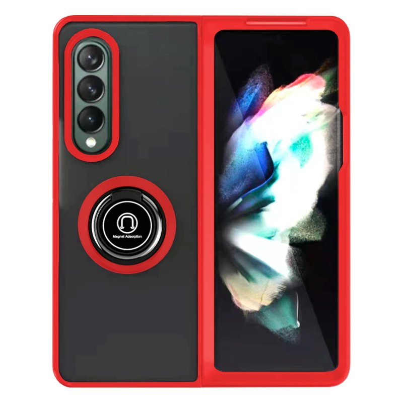 Capa COOL para Samsung F926 Galaxy Z Fold 3 Hard Ring Vermelho