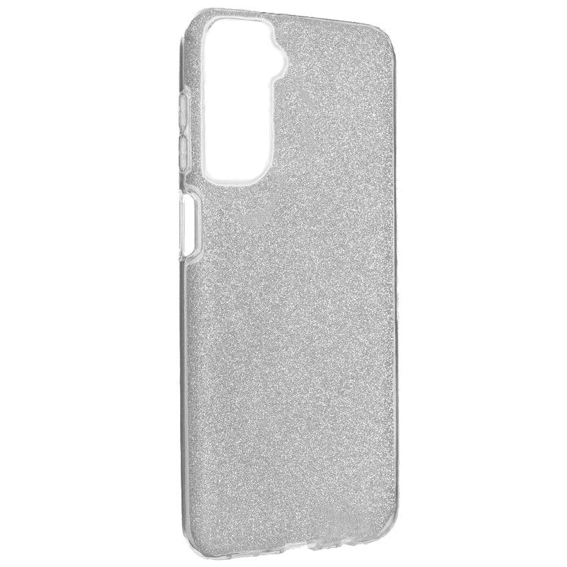 Capa COOL para Samsung G990B Galaxy S21 FE Glitter Silver