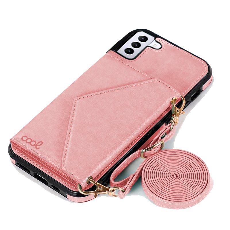 Capa COOL para Samsung G996 Galaxy S21 Plus Carteira Rosa