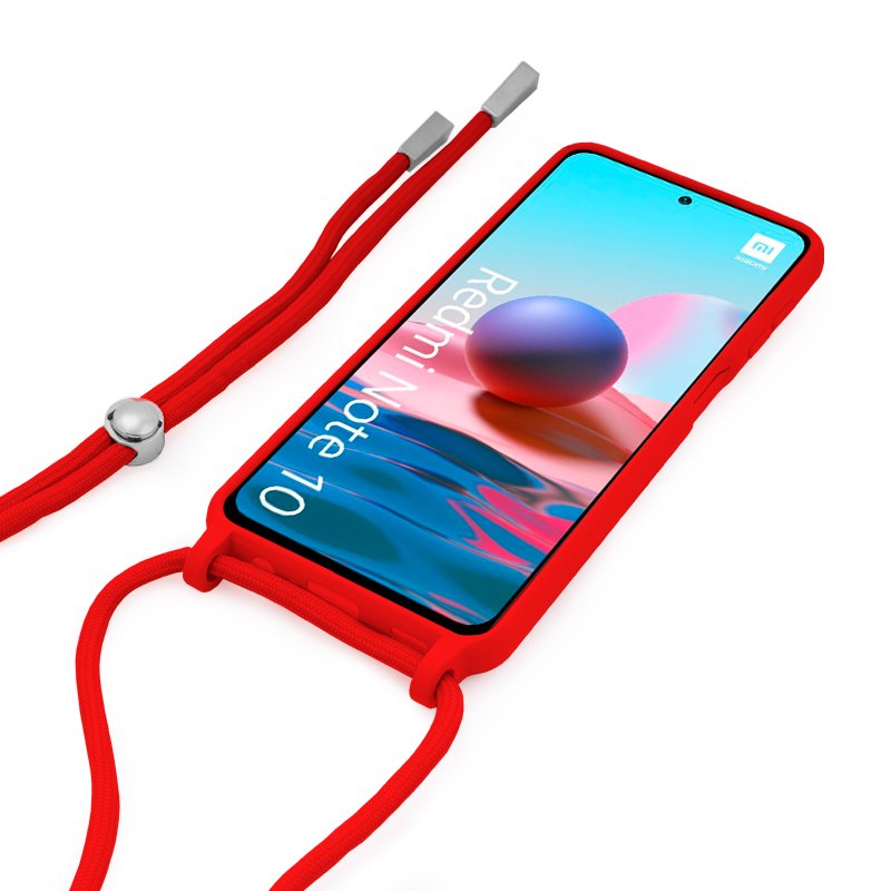 Capa COOL para Xiaomi Redmi Note 10 / Note 10s Cordão Vermelho