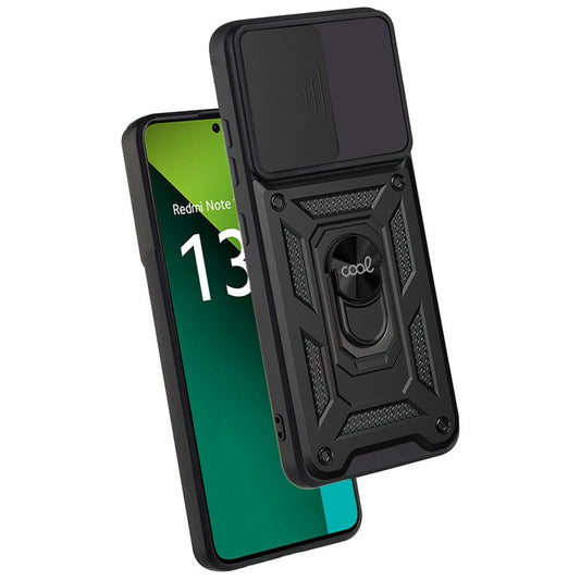 Capa COOL para Xiaomi Redmi Note 13 Pro 5G / Poco X6 5G Hard Ring Preto
