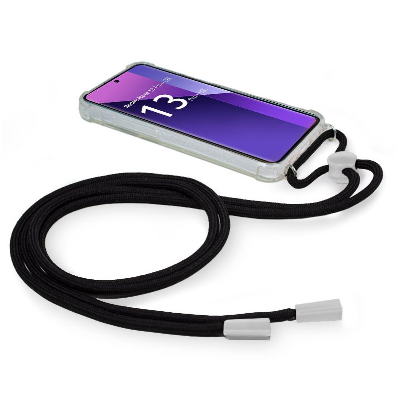 Capa COOL para Xiaomi Redmi Note 13 Pro Plus 5G Cordão Preto