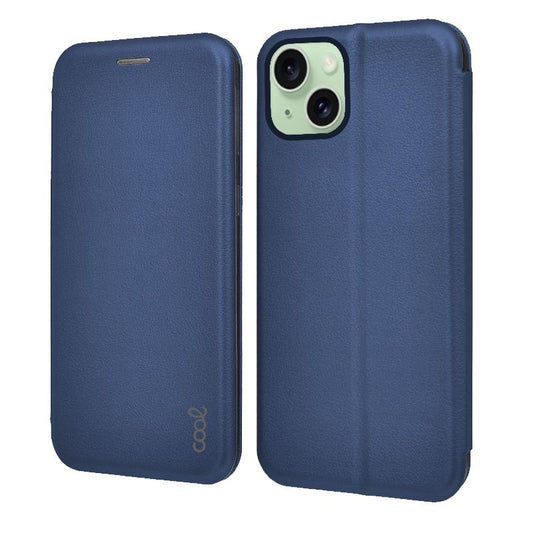 Capa Flip Cover COOL para iPhone 15 Plus Elegance Marinho