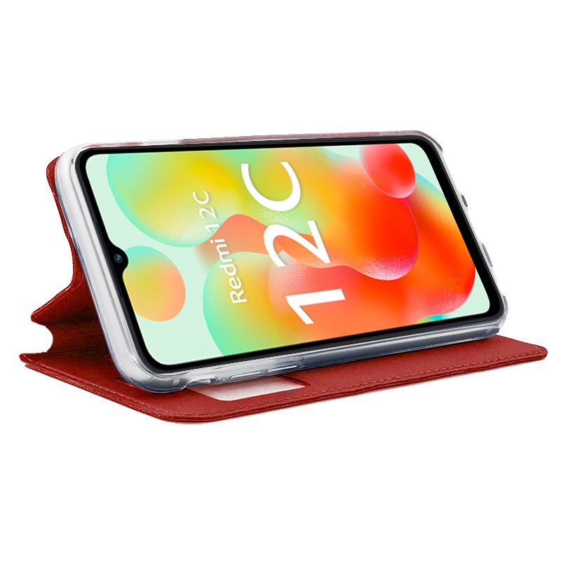 Capa Flip Cover COOL para Xiaomi Redmi 12C Vermelho