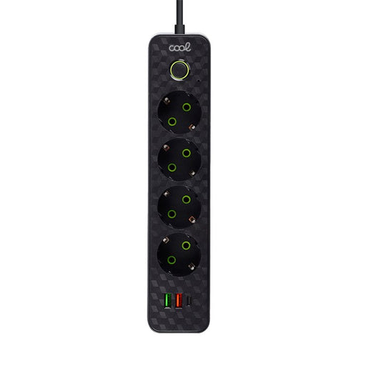 Carregador Universal Multiportas COOL (7 Portas) Preto