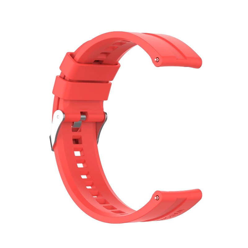 Correia Universal 22mm Amazfit GTR / Stratos / Huawei / Samsung / COOL Borracha Vermelho