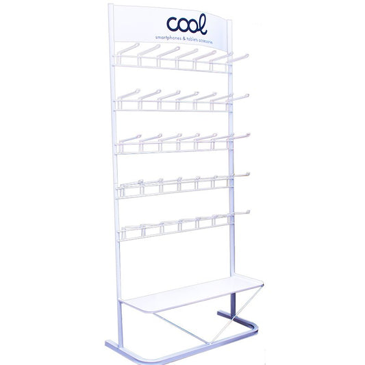 Expositor Grande de Metal COOL para Acessórios (Branco)