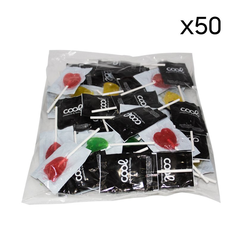 Pacote de 50 Pirulitos COOL