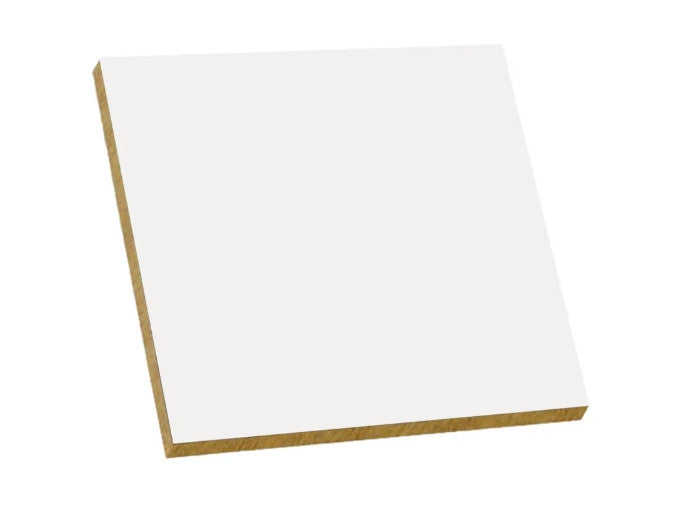 Placa MDF 3mm – Branco em ambas as faces | 30x20cm – Lacado – Brilhante – Aceita Sublimação (10 unidades)