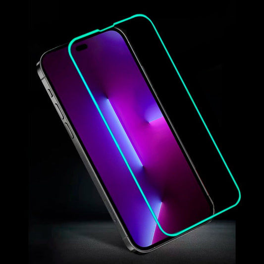 Protetor de ecrã de vidro temperado COOL para iPhone 14 Pro (Néon)