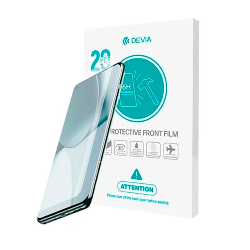 Protetor de Hidrogel Devia UV 6H (Pack 20 Unidades)
