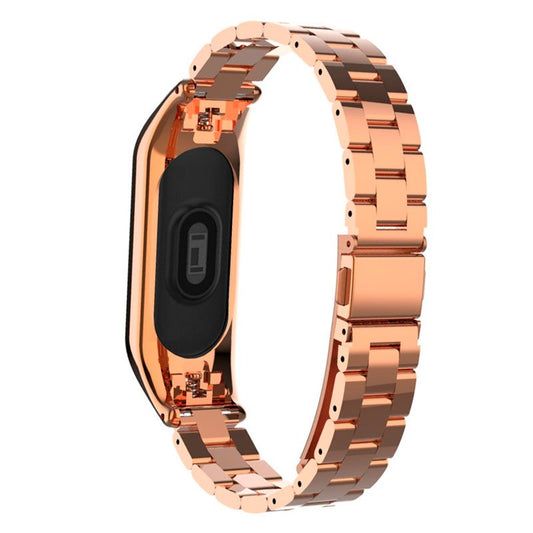 Correia COOL para Xiaomi Mi Band 5 / Mi Band 6 / Amazfit Band 5 Steel Rose Gold