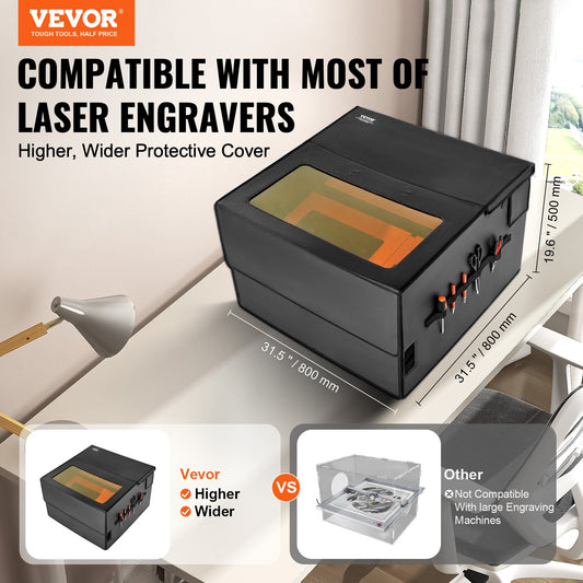 Proteção para Gravadora Laser VEVOR 800x800x500mm