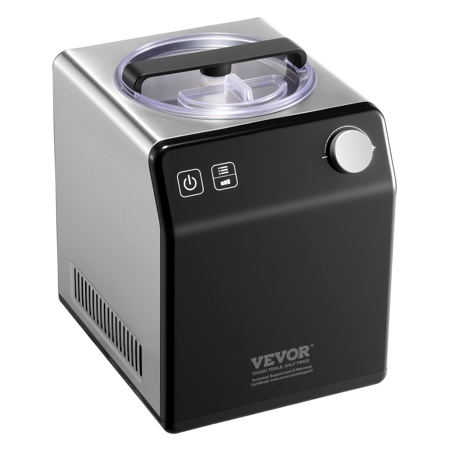 Máquina de Gelados Automática 1.9L VEVOR Preta