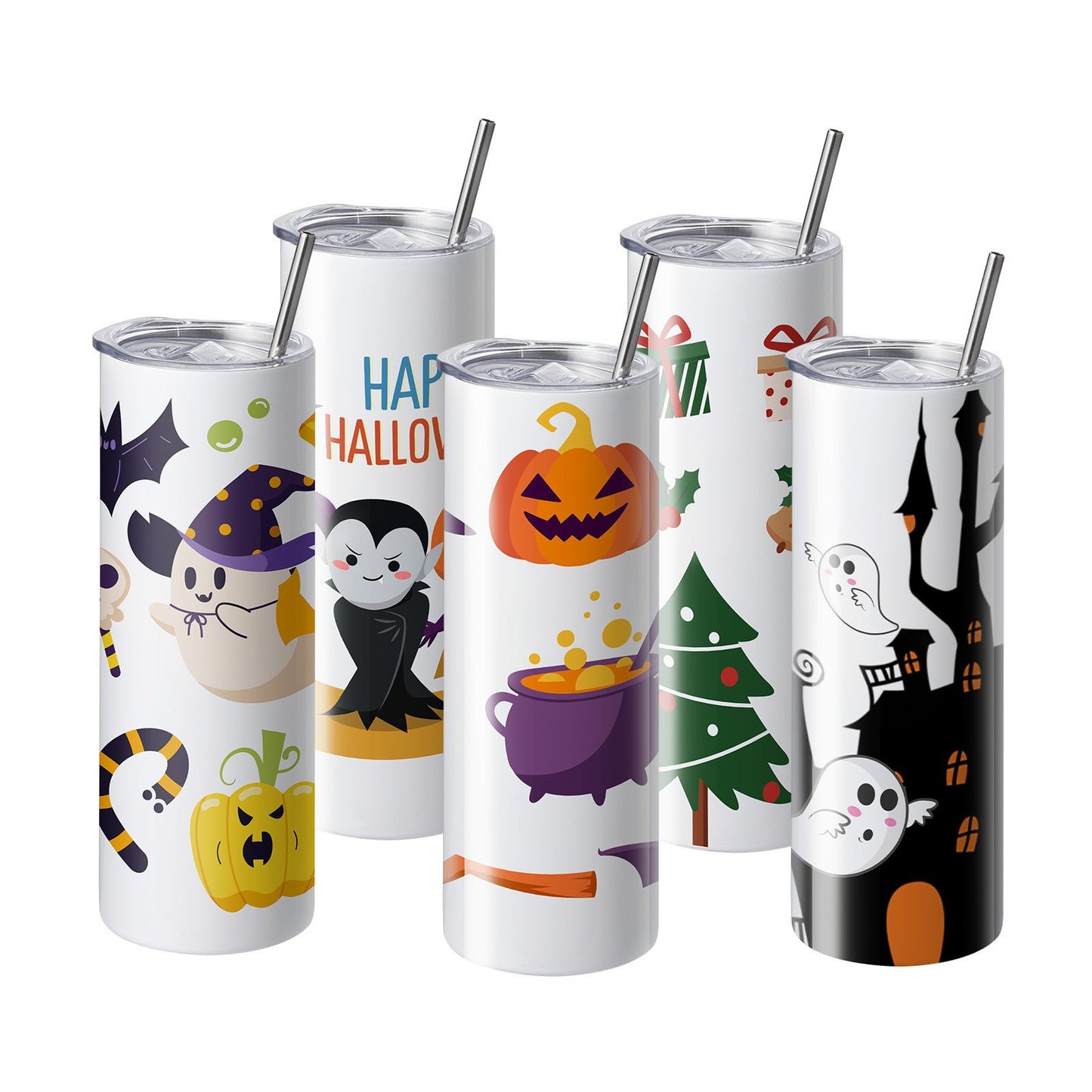 Pack 50 Copos Sublimação 20oz Aço Inoxidável