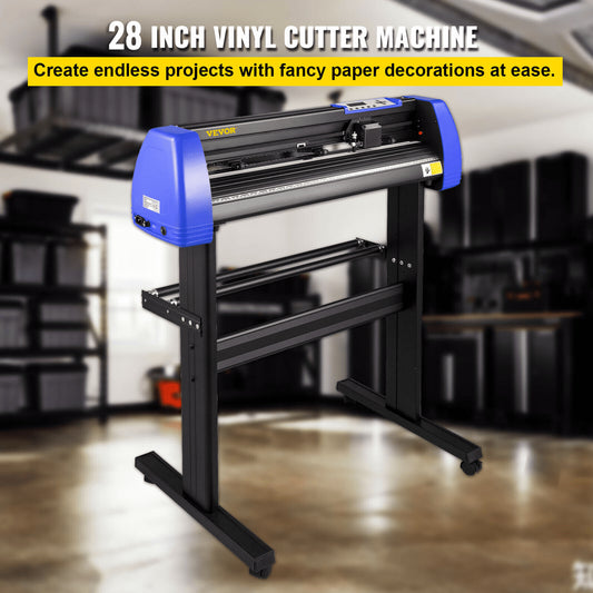 Cortadora de Vinil VEVOR 720mm com Suporte Robusto