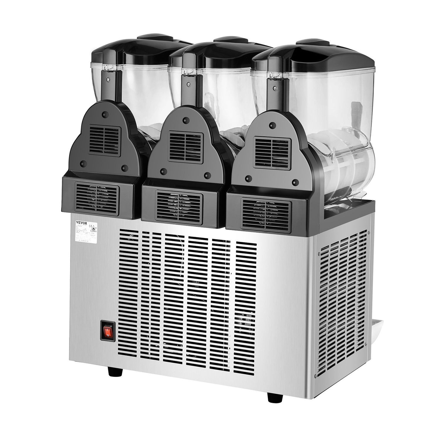 Máquina Slushy Comercial VEVOR 12Lx3 Tanques Triplo