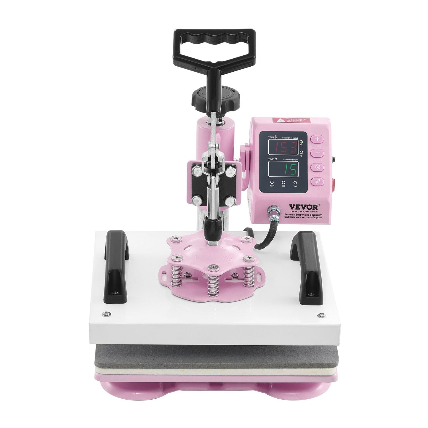 Máquina de Transferência Térmica 2 em 1 VEVOR Rosa