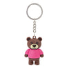 Porta-Chaves Urso Valentin em PVC