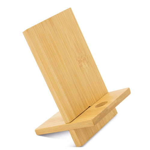 Suporte de Bambu para Telemóvel