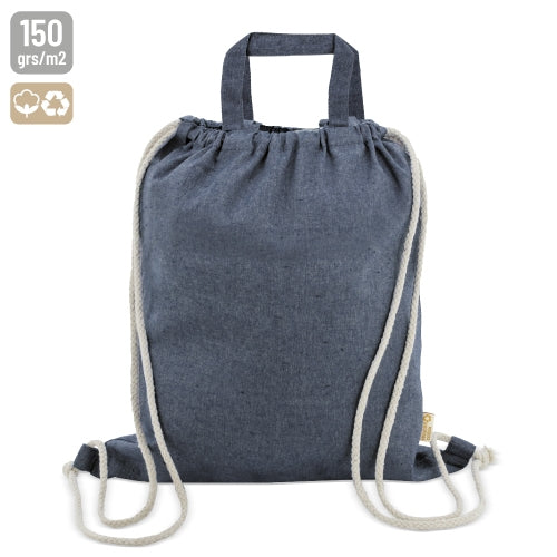 Bolsa Mochila de Algodão Reciclado