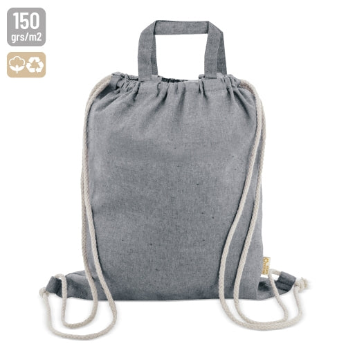 Bolsa Mochila de Algodão Reciclado