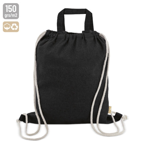 Bolsa Mochila de Algodão Reciclado