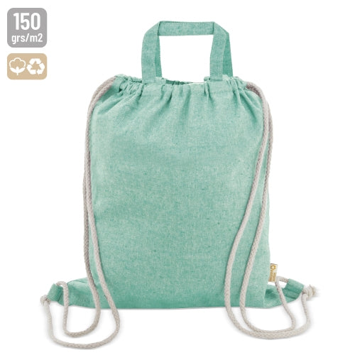 Bolsa Mochila de Algodão Reciclado