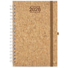 Agenda B5 EcoCork com Espiral