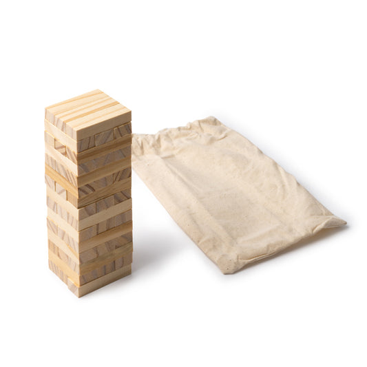 Jogo de Tabuleiro em Madeira com Peças em Papel Reciclado