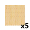 Conjunto de 5 Bases de Copos de Bambu Ceylan