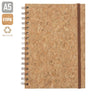 Caderno em Cortiça Natural com Papel Reciclado