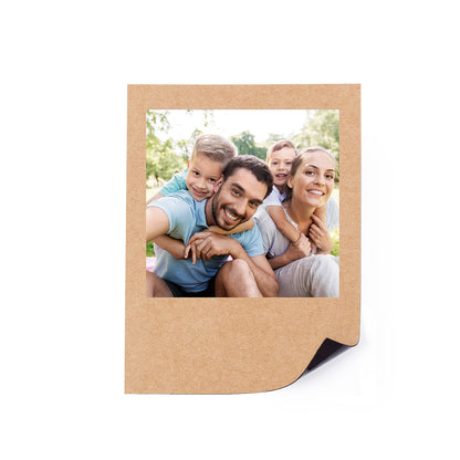 Imã Porta-Fotos em Cartão Reciclado 8,5x9 cm