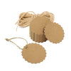 Etiqueta Kraft Festonada "Betsy" (Pack 100)